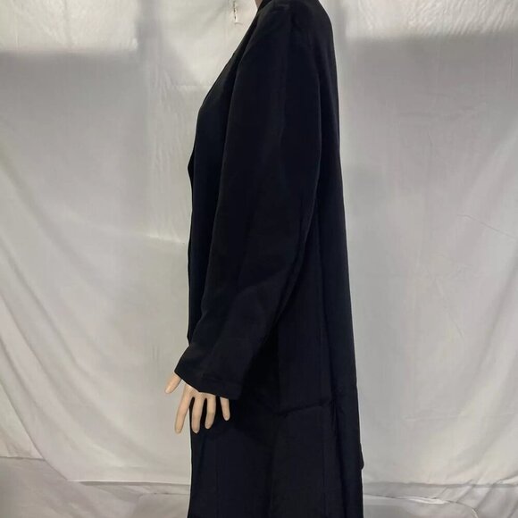 NEW EILEEN FISHER Womens Washable Flex Ponte Notch Collar Blazer Size 1X Black - Picture 8 of 12